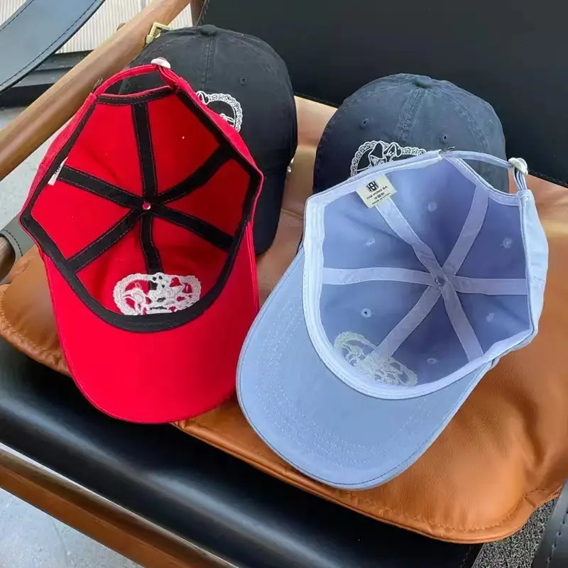 Women Love Embroidered Blue Baseball Cap with Deer Head Design — feature 5