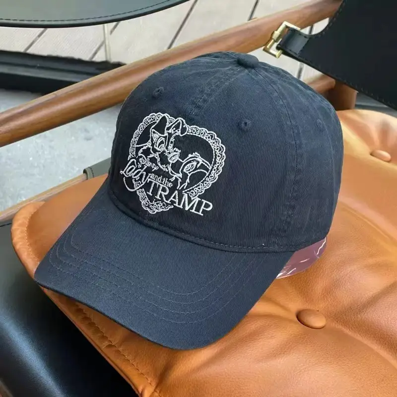 Women Love Embroidered Blue Baseball Cap with Deer Head Design — feature 6