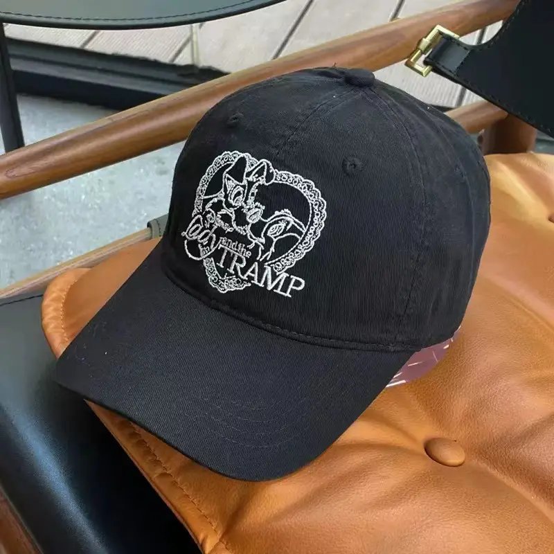 Women Love Embroidered Blue Baseball Cap with Deer Head Design — feature 8