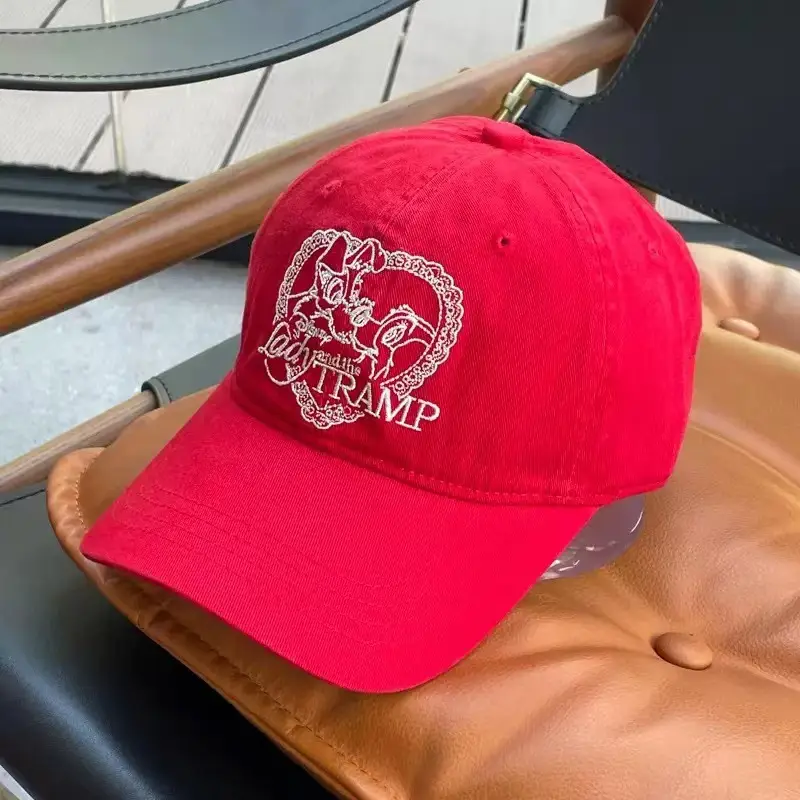 Women Love Embroidered Blue Baseball Cap with Deer Head Design — feature 9