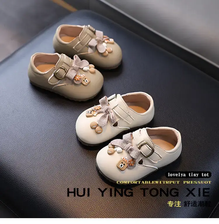 Korean Style Baby Cartoon Shoes for Girls Soft Sole Non-Slip — feature 1
