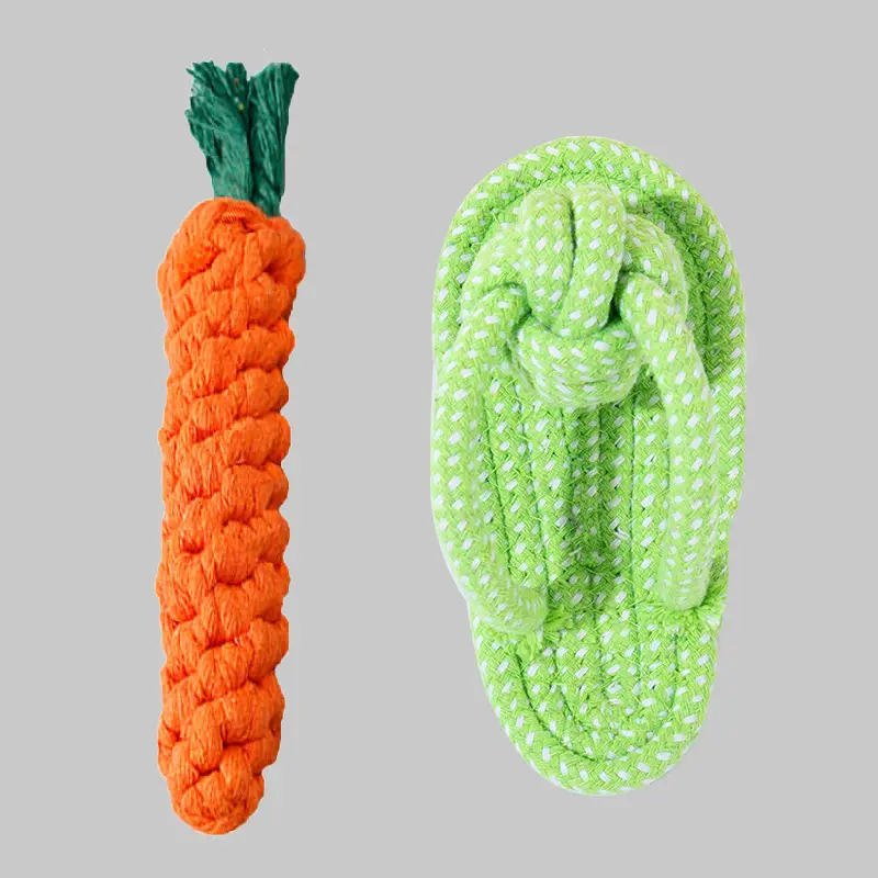 Dog Toy Rope, Bite-Resistant Molar Rope Knot Ball, Puppy Chewing Rope, Labrador Shepherd Golden Retriever Fun Tug-Of-War Rope