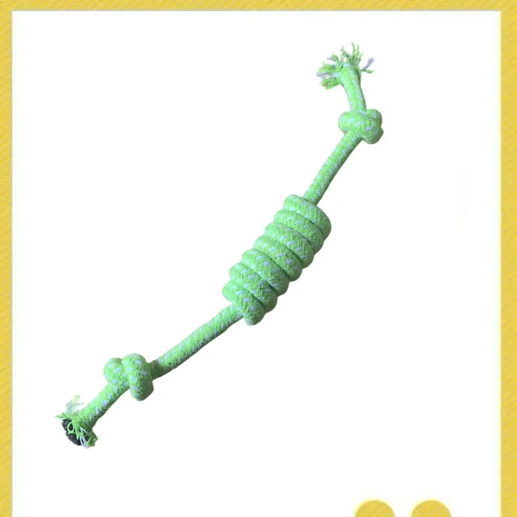 Dog Toy Rope, Bite-Resistant Molar Rope Knot Ball, Puppy Chewing Rope, Labrador Shepherd Golden Retriever Fun Tug-Of-War Rope