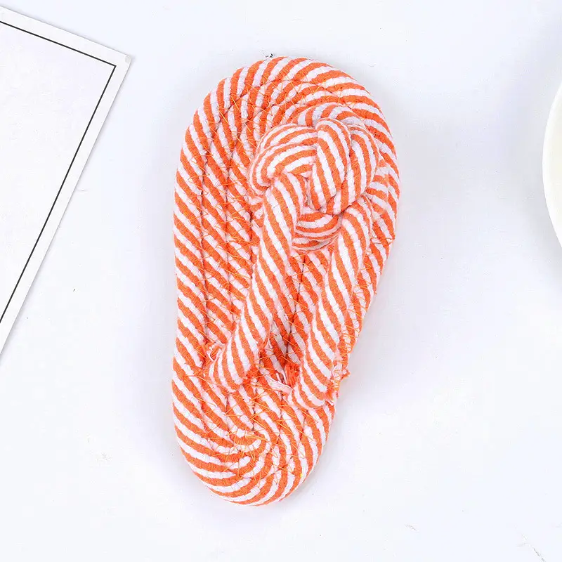 Dog Toy Rope, Bite-Resistant Molar Rope Knot Ball, Puppy Chewing Rope, Labrador Shepherd Golden Retriever Fun Tug-Of-War Rope