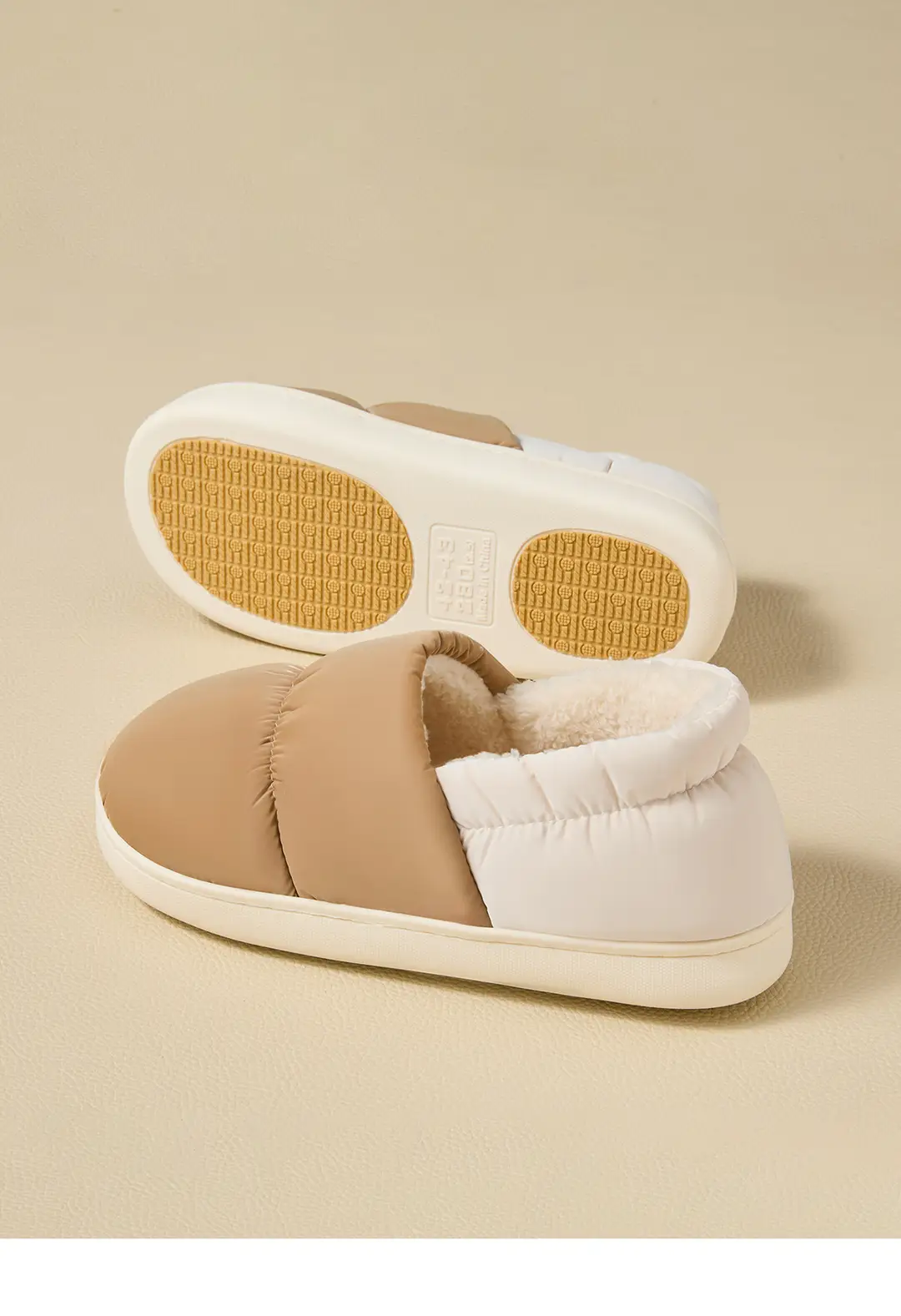 Maternity Shoes Autumn Closed Heel 2025 New Indoor Home Warm Maternity Cotton Shoes Non-Slip Waterproof Cotton Slippers Women's Winter — feature 13