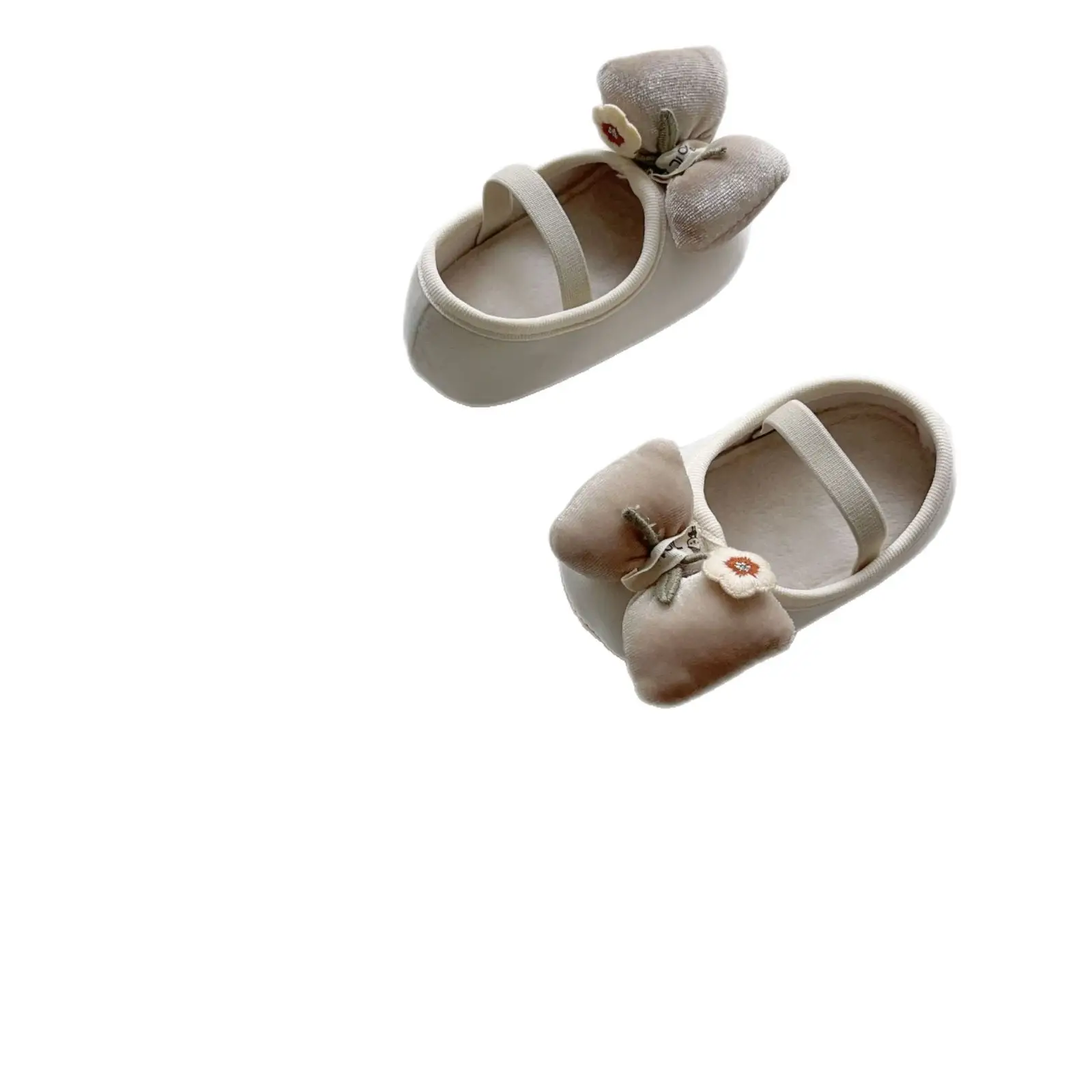 2025 Korean Style Baby Shoes with Bow & Anti-Slip Design
