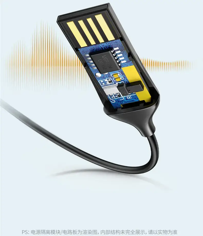 Greenlink Bluetooth 5.4 Aux Audio Cable 1m USB — feature 10