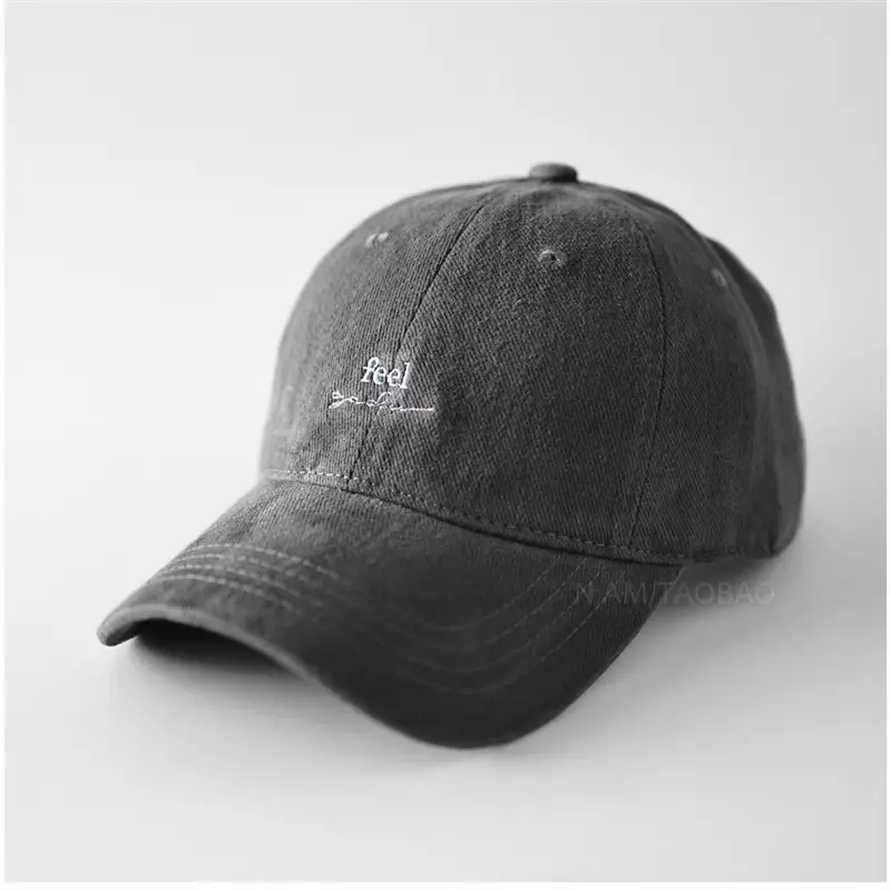Maroon Letter Embroidered Baseball Cap Unisex - Image 9