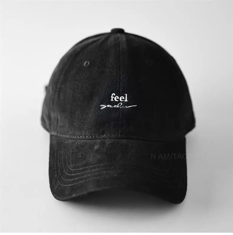 Maroon Letter Embroidered Baseball Cap Unisex — feature 12