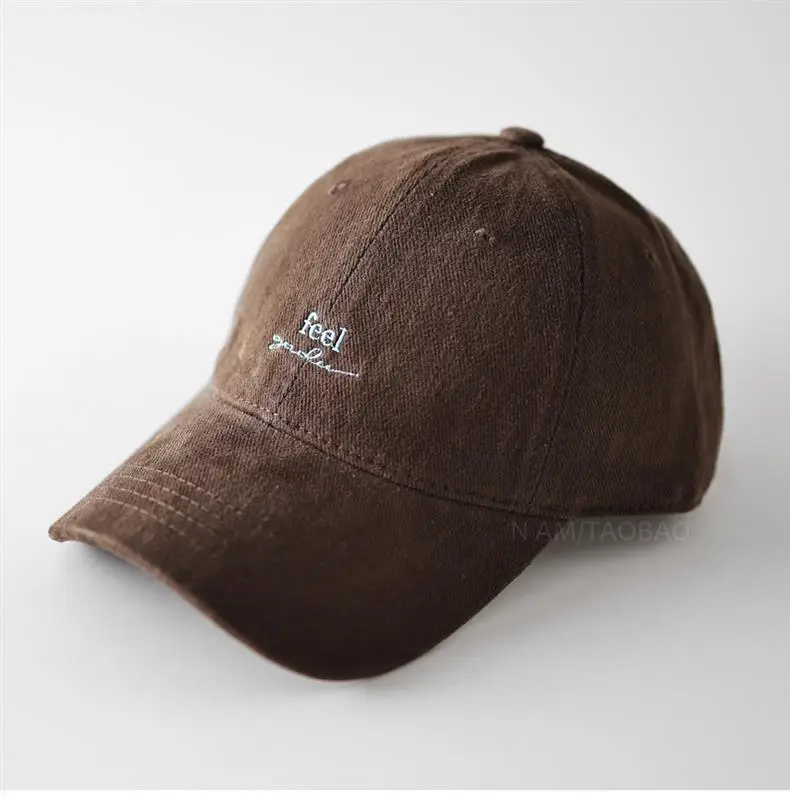 Maroon Letter Embroidered Baseball Cap Unisex — feature 13