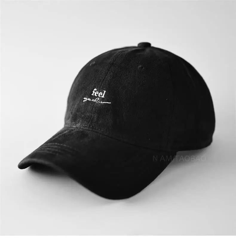 Maroon Letter Embroidered Baseball Cap Unisex — feature 3
