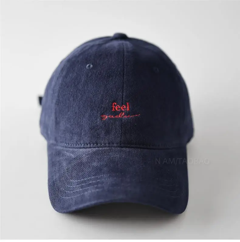 Maroon Letter Embroidered Baseball Cap Unisex — feature 4