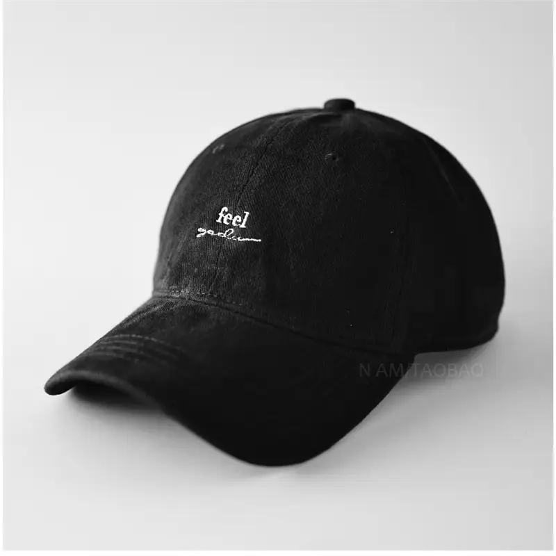 Maroon Letter Embroidered Baseball Cap Unisex - Image 3