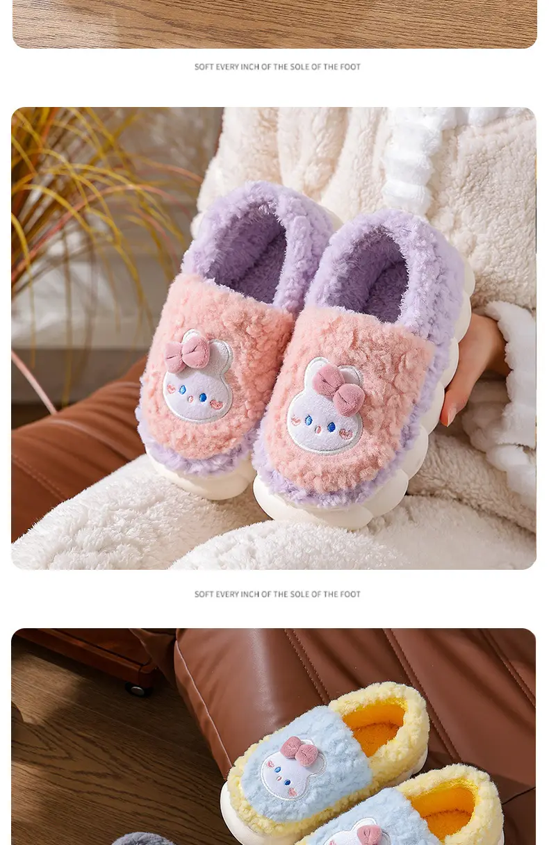2025 New Rabbit Cotton Winter Slippers Warm Non-Slip — feature 16