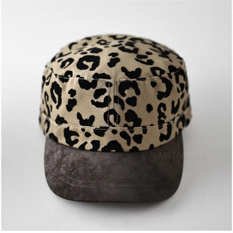 Leopard Print Baseball Cap for Women Face-Slimming Sunshade - Image 6
