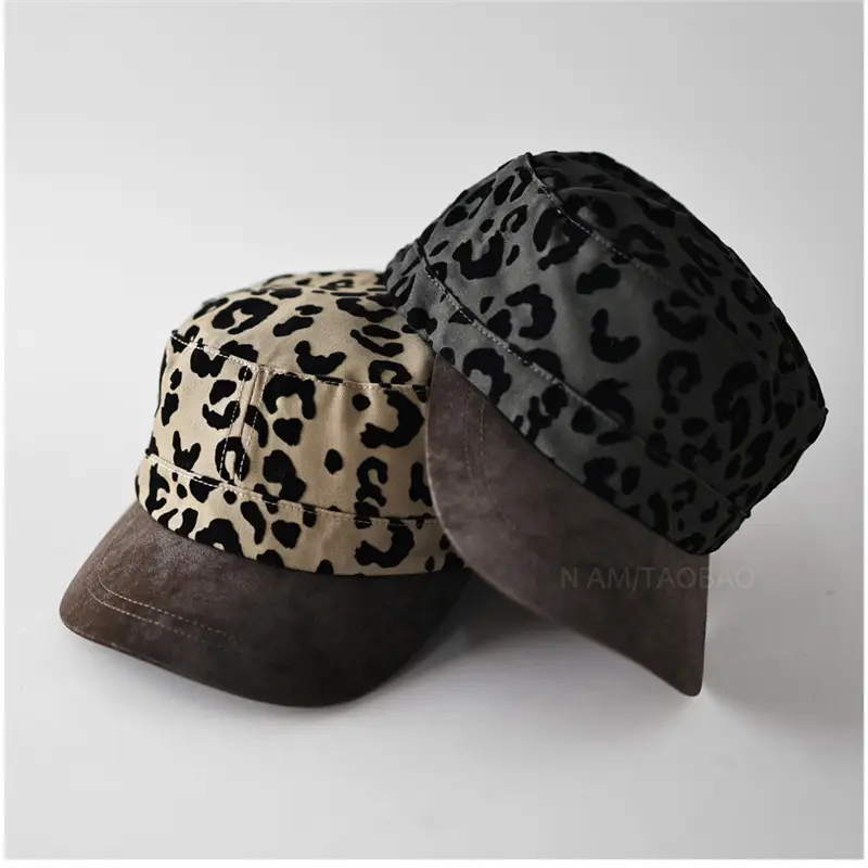 Leopard Print Baseball Cap for Women Face-Slimming Sunshade - Image 7