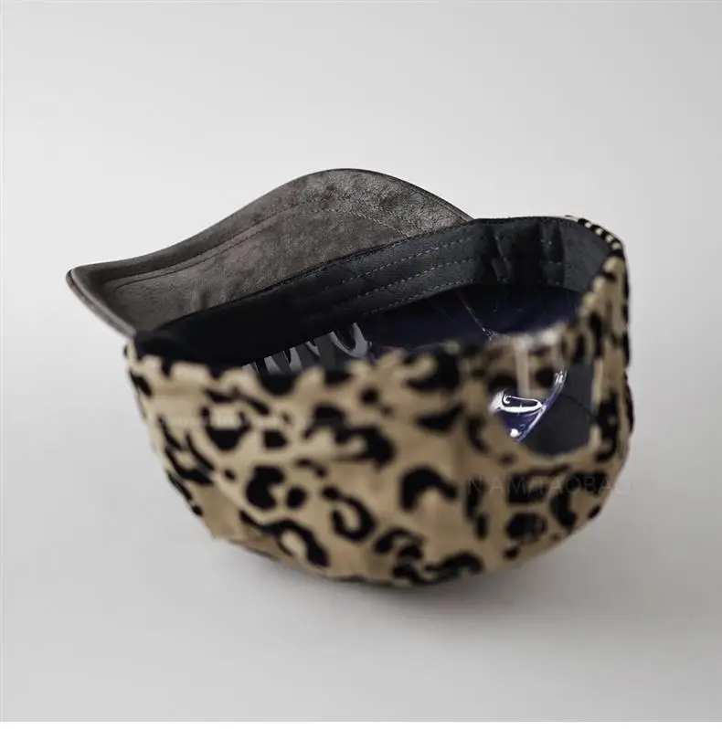 Leopard Print Baseball Cap for Women Face-Slimming Sunshade — feature 8