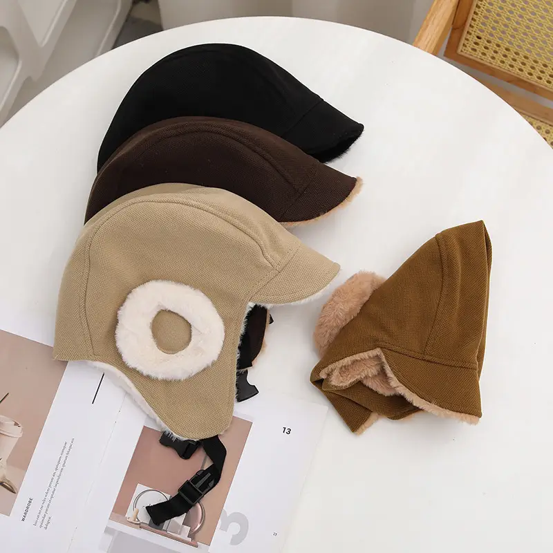 Winter Fleece Lined Pilot Hat for Men Women — feature 15
