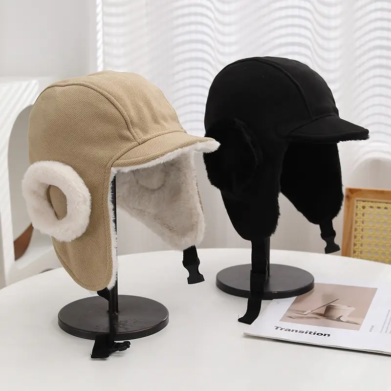 Winter Fleece Lined Pilot Hat for Men Women — feature 16