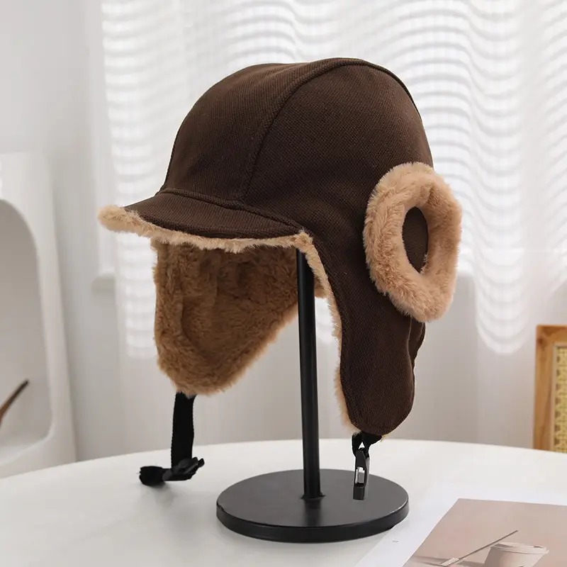 Winter Fleece Lined Pilot Hat for Men Women — feature 18