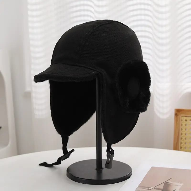 Winter Fleece Lined Pilot Hat for Men Women — feature 19