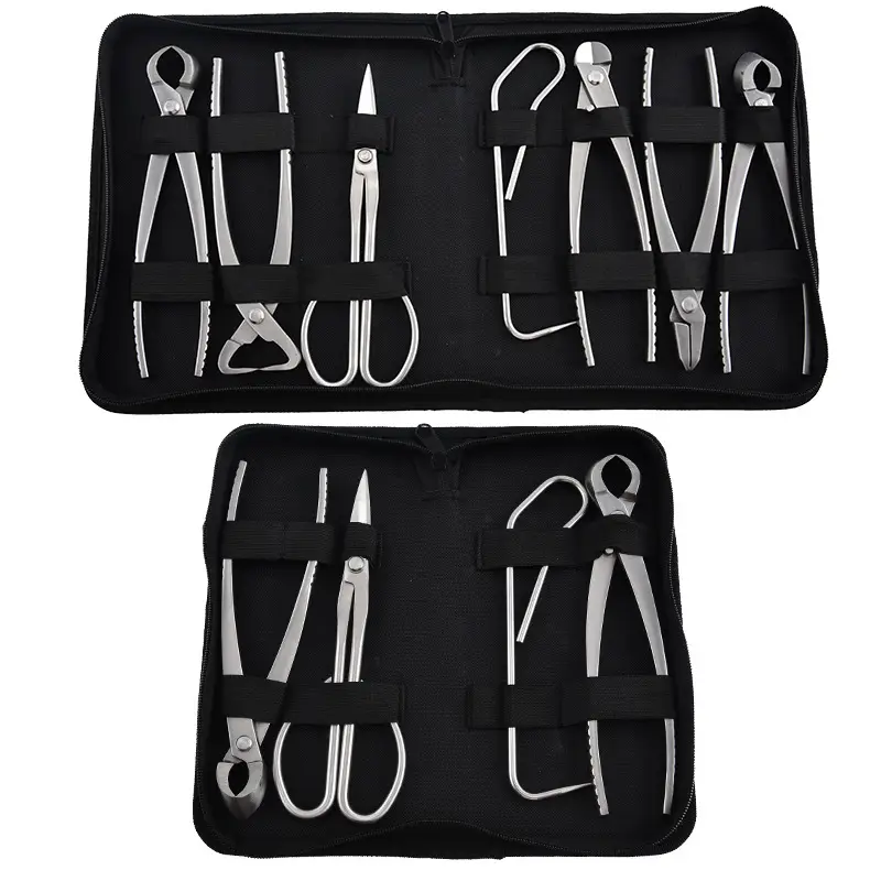 Garden Tool Bag Stainless Steel Gardening Tool Set Ball Joint Pliers Diagonal Shears Leaf Bud Shears Gardening Tool Set