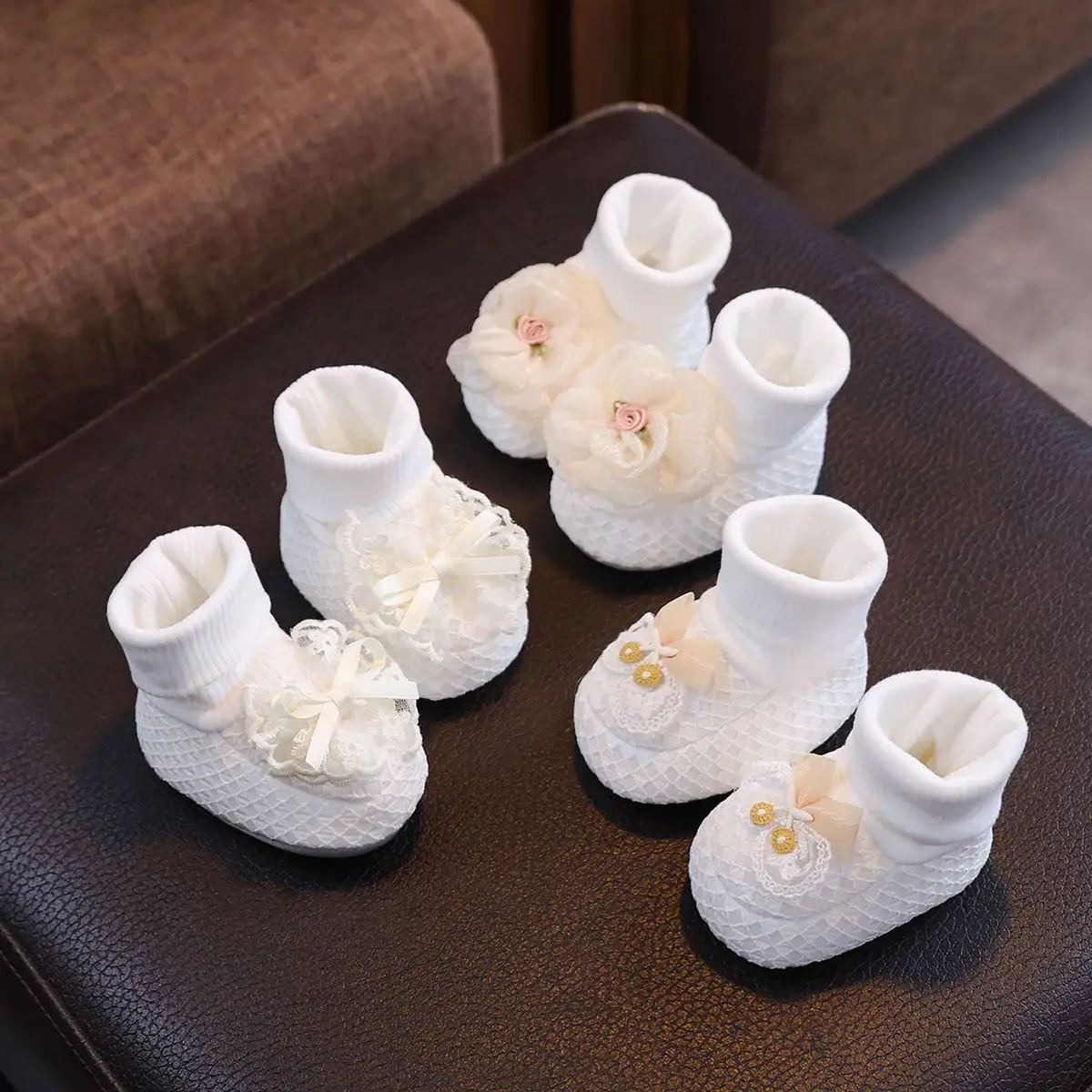 Yingmeili Baby Shoes 0-1Yr Cotton Anti-Slip Toddler — feature 1