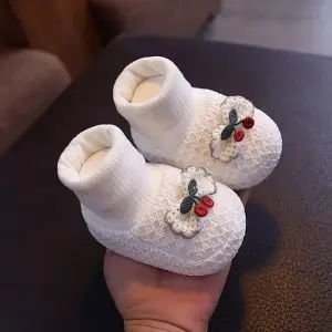 Yingmeili Baby Shoes 0-1Yr Cotton Anti-Slip Toddler