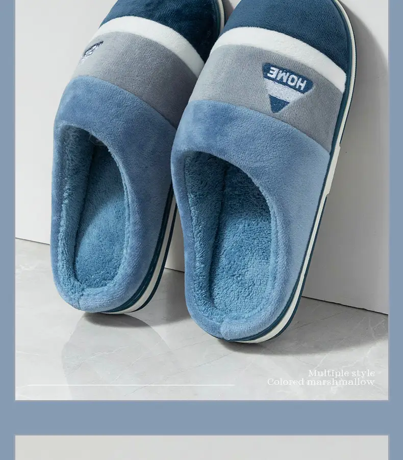 Women Pink Cotton Slippers 2025 Winter Warm Anti-Slip — feature 14
