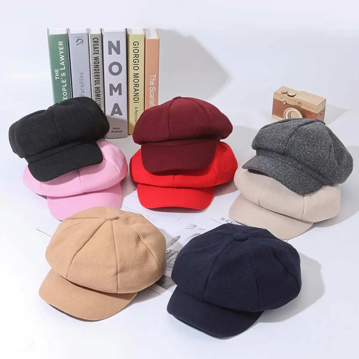 Black Retro Duckbill Cap Unisex Fashion - Image 12