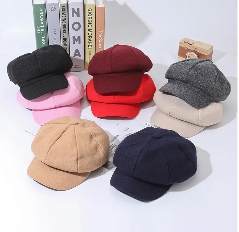 Black Retro Duckbill Cap Unisex Fashion — feature 8