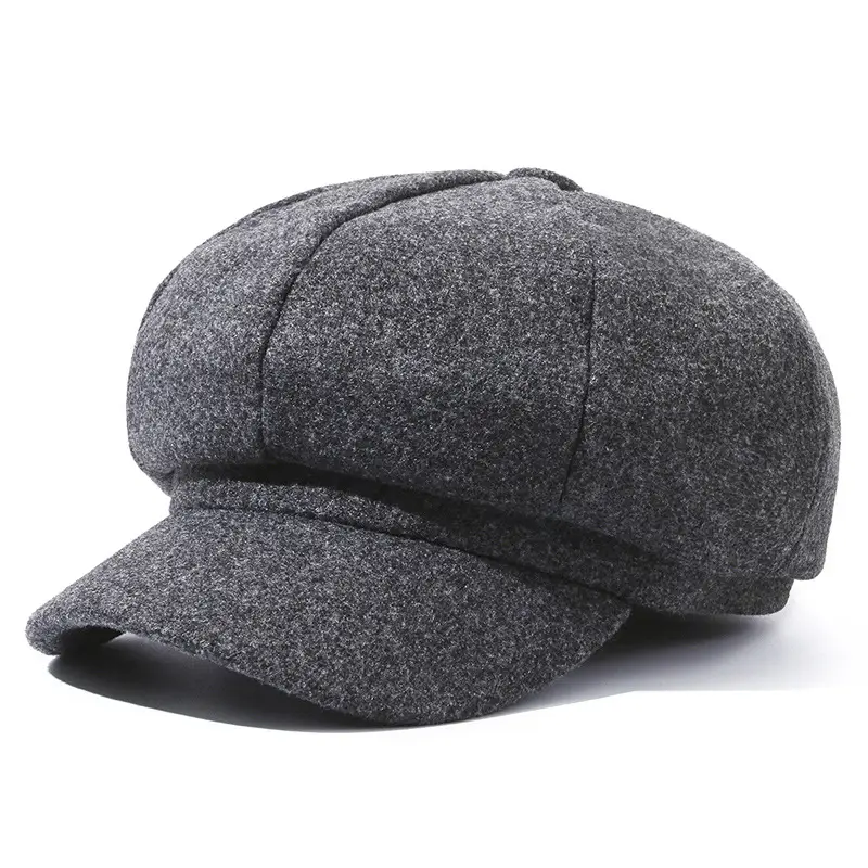 Black Retro Duckbill Cap Unisex Fashion - Image 6