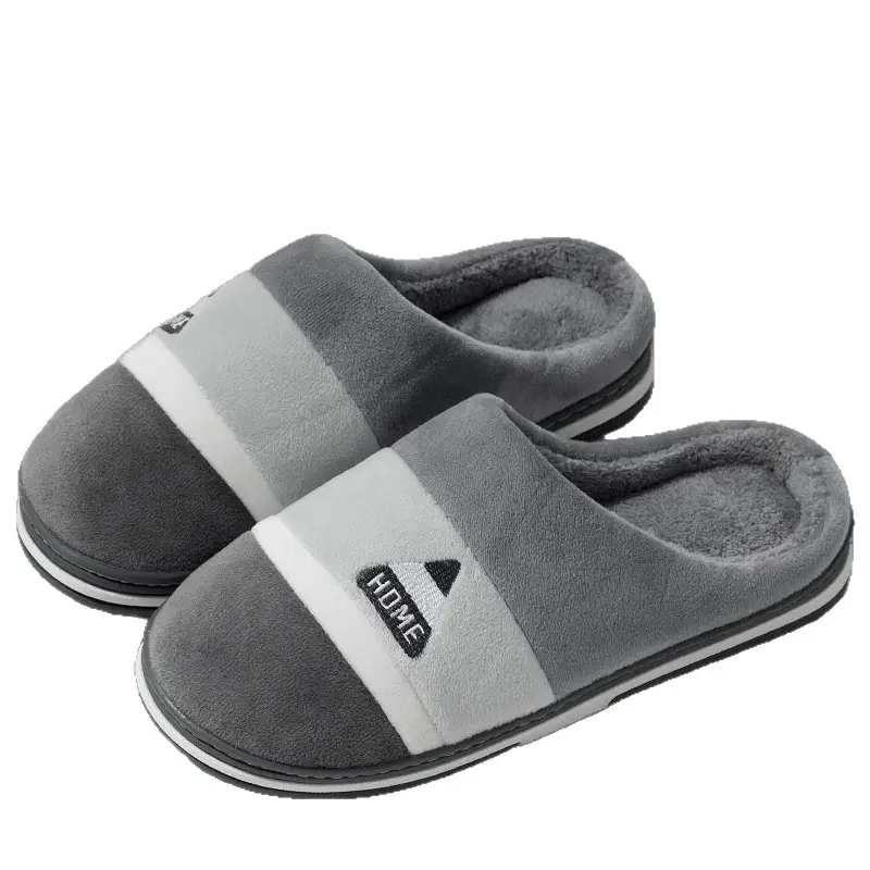 Plush Cotton Slippers for Men, Winter Indoor Non-Slip Thick-Soled Anti-Odor 2026 New Model, Fleece-Lined Warm Cotton Slippers for Women - Image 7