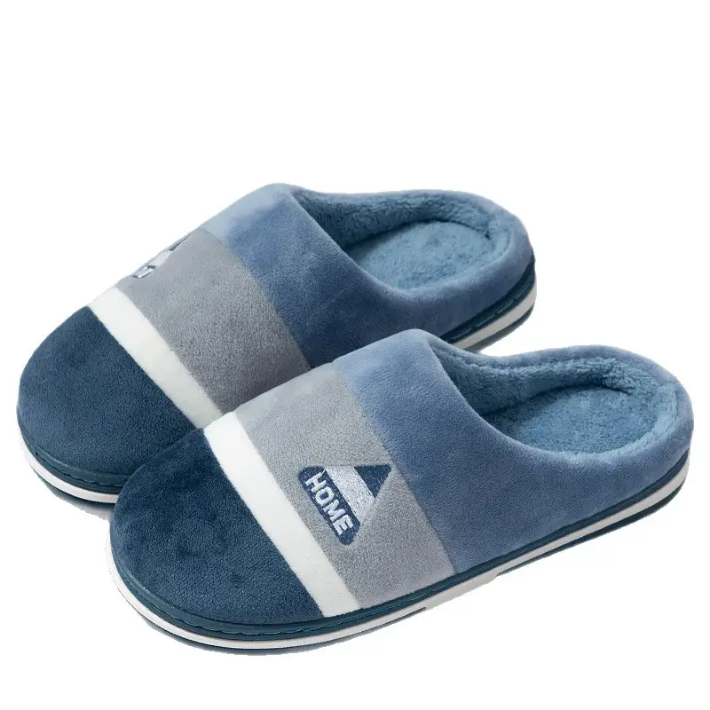 Plush Warm Non-Smelly Cotton Slippers for Men, Autumn and Winter 2026 New Model, Indoor Home Non-Slip Thick-Soled Cotton Shoes for Women - Image 7