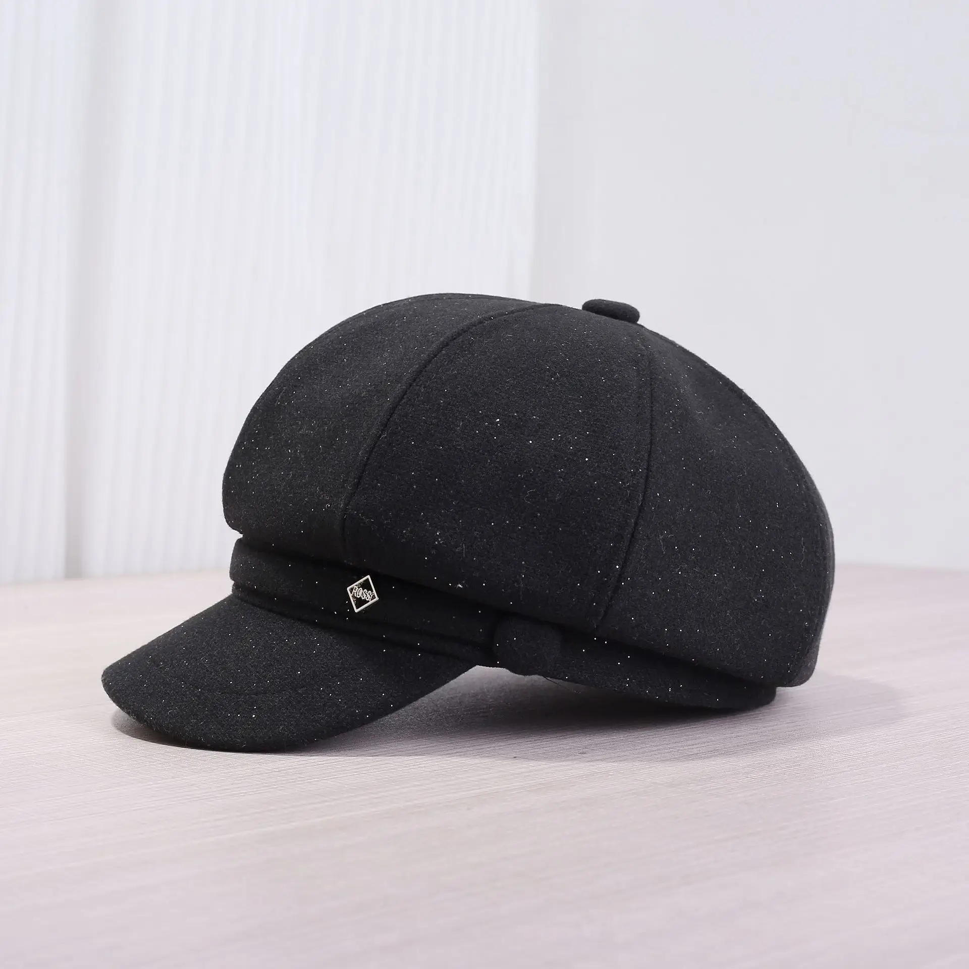 2025 Shiny British Duckbill Cap Women Large Beige — feature 4