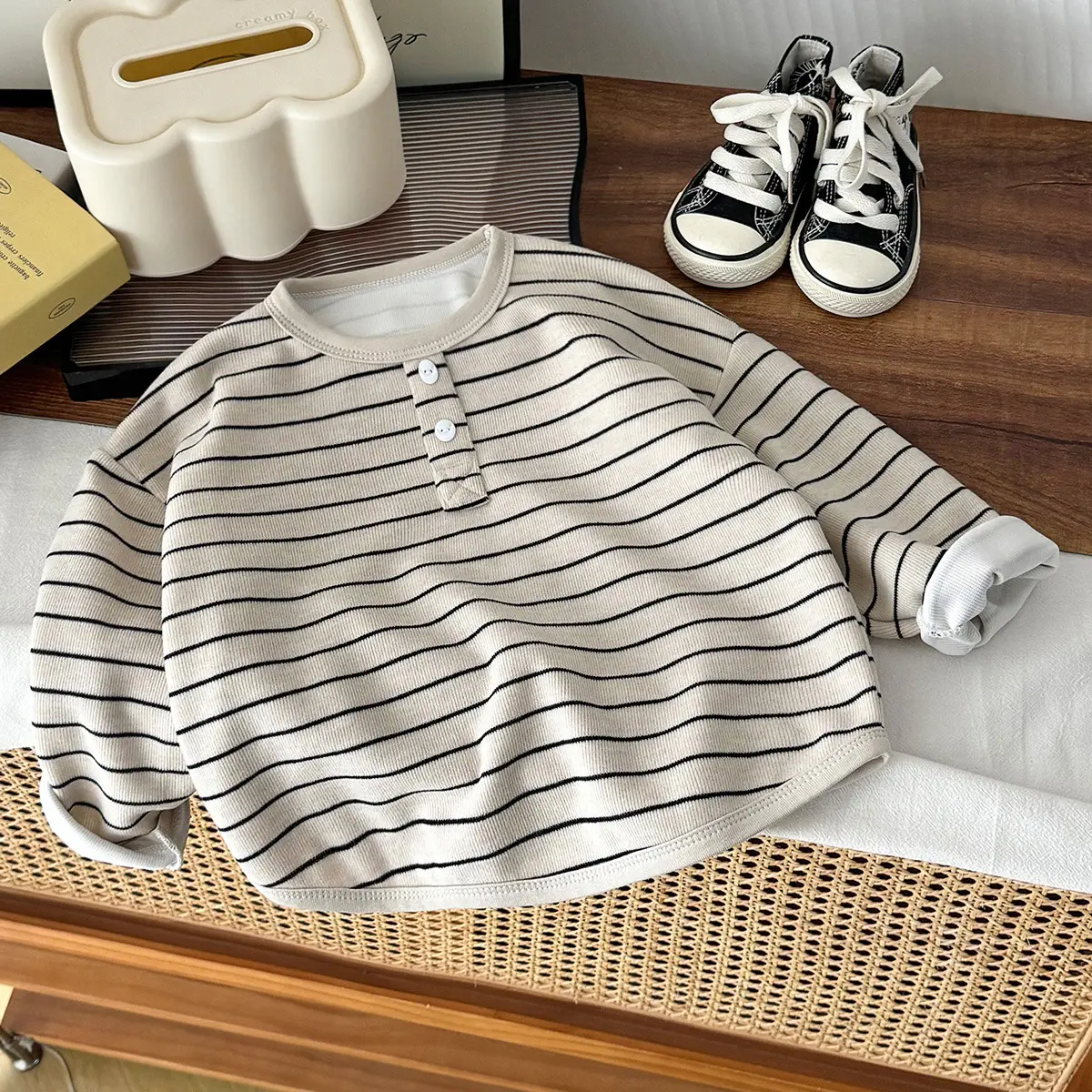 Girls Striped Long Sleeve T-Shirt 2025 — feature 10