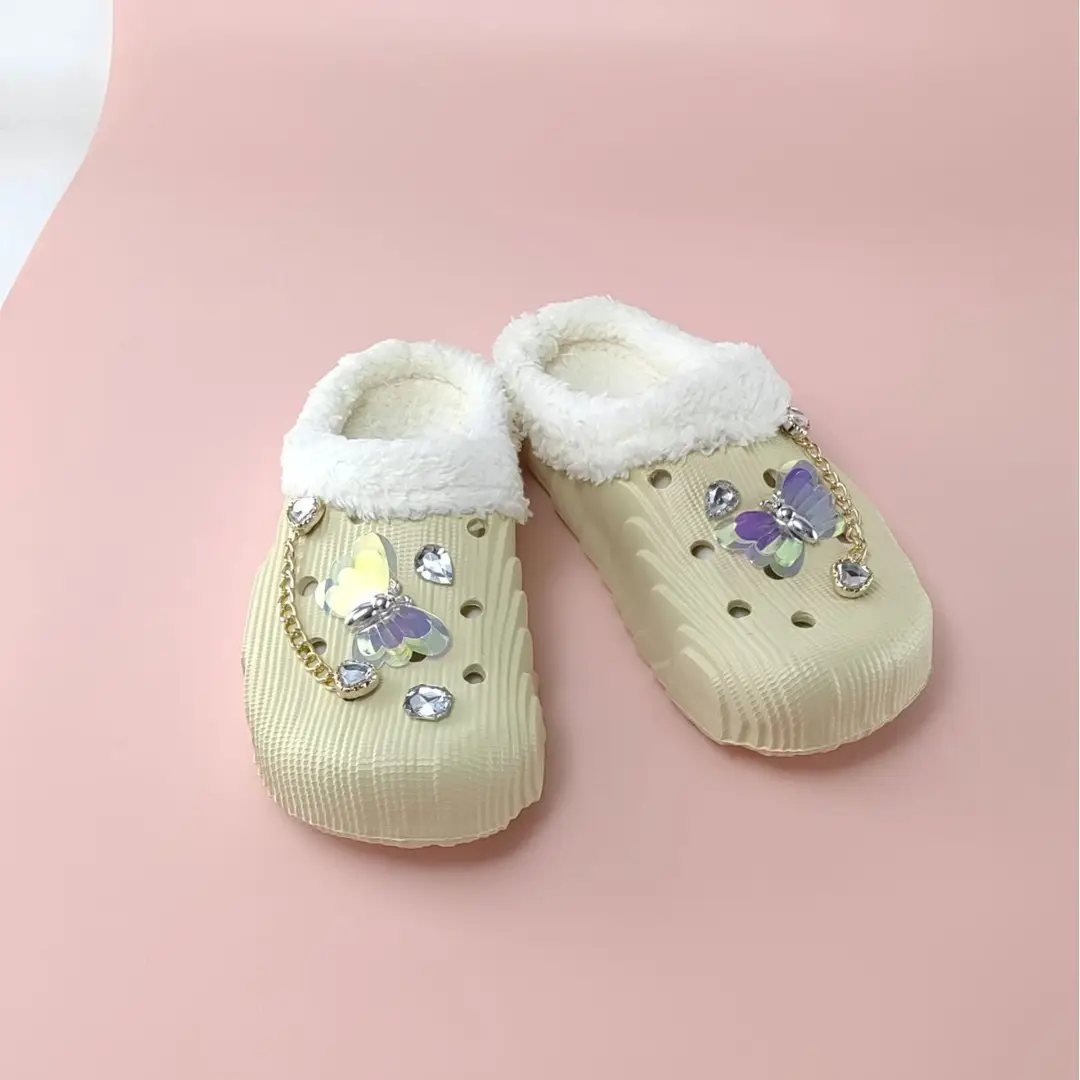 Cute Thick-Soled Slippers for Women, Autumn and Winter Outer Wear 2025 New Indoor Non-Slip, Anti-Odor Soft-Soled Slippers - Image 7