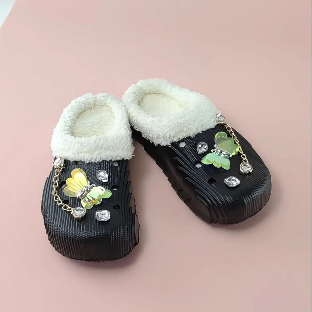 Cute Thick-Soled Slippers for Women, Autumn and Winter Outer Wear 2025 New Indoor Non-Slip, Anti-Odor Soft-Soled Slippers - Image 8