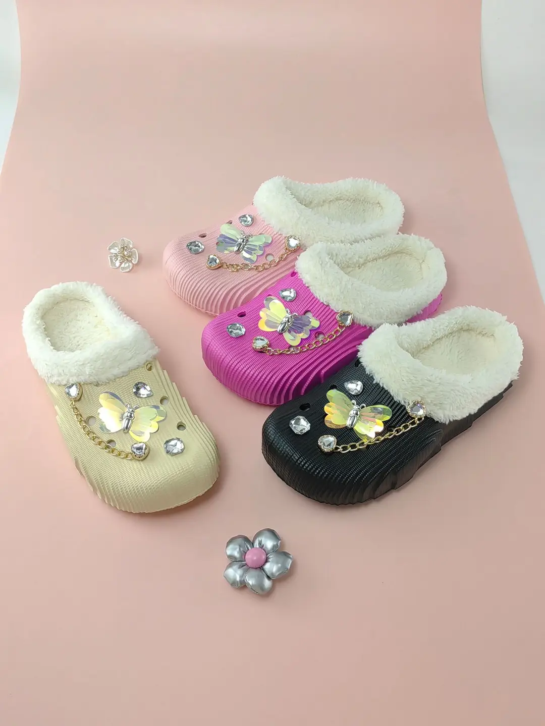 Cute Thick-Soled Slippers for Women, Autumn and Winter Outer Wear 2025 New Indoor Non-Slip, Anti-Odor Soft-Soled Slippers — feature 4