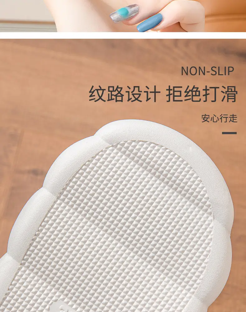 Women Bow Cotton Slippers Winter Warm Anti-Slip — feature 12