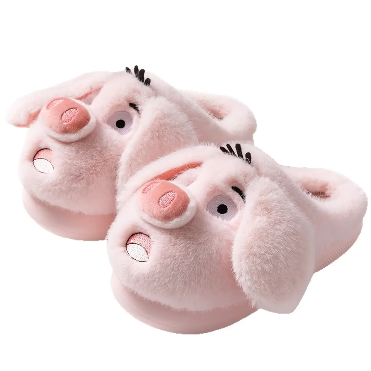 Cute Piggy Warm Cotton Slippers for Women Winter 2025 - Image 10