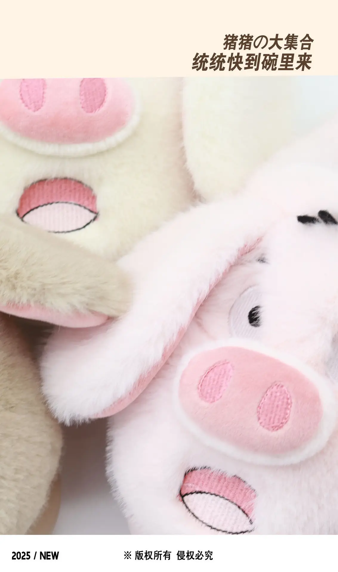 Cute Piggy Warm Cotton Slippers for Women Winter 2025 — feature 2