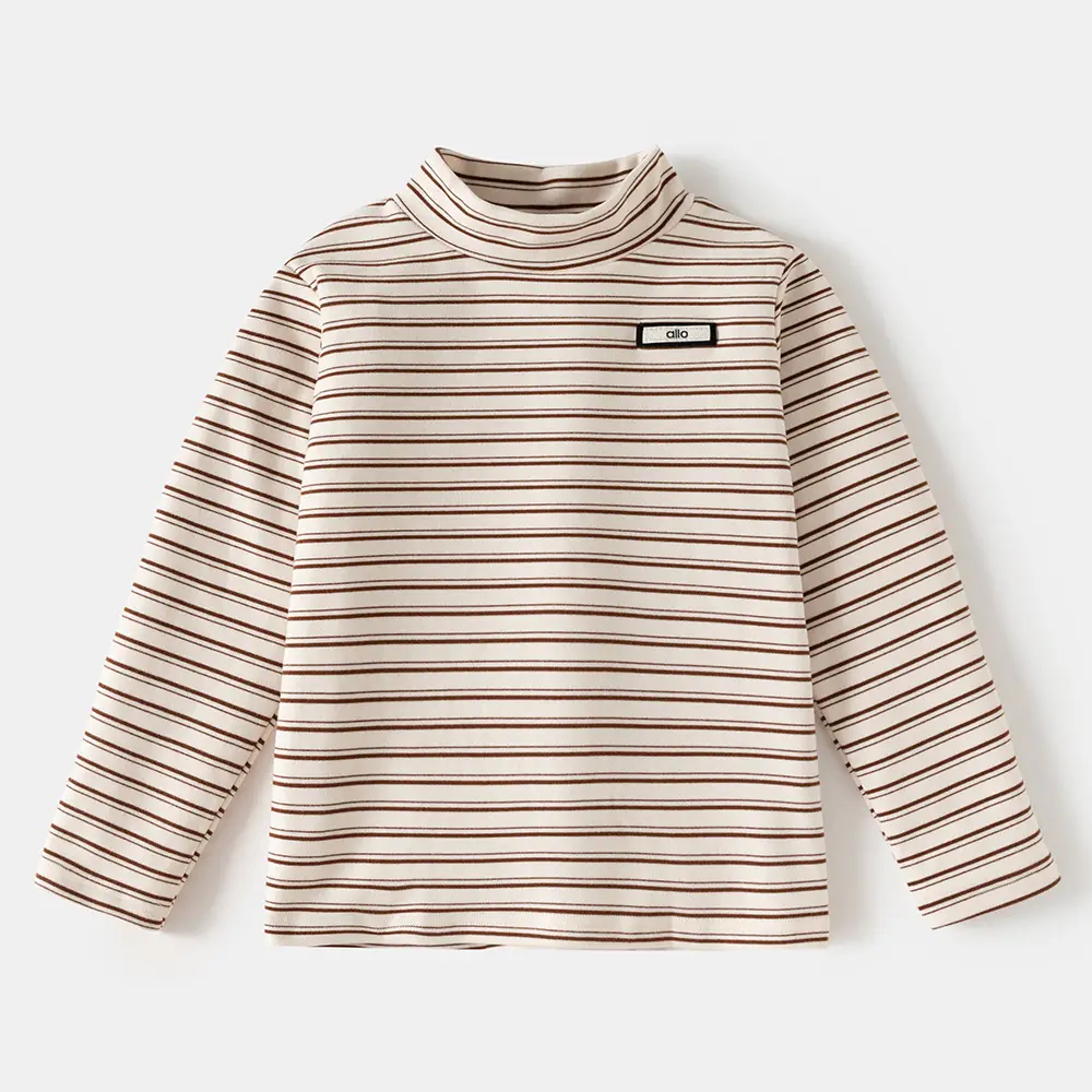 Children's Long Sleeve Striped Tops 2025 Autumn Winter - Image 2