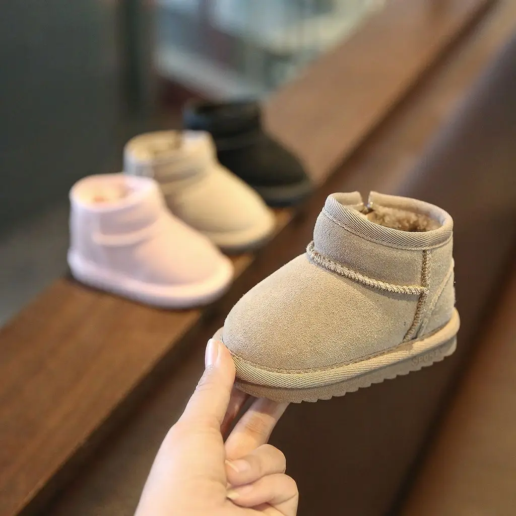 Baby Velvet Toddler Shoes Warm Winter Soft Soled — feature 9