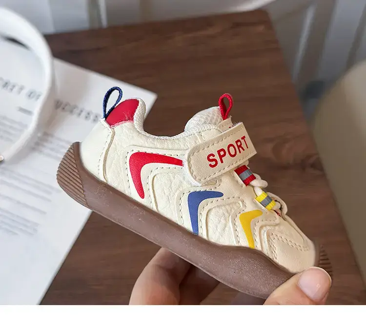 Baby Sneakers Sport Beige Anti-Slip Toddler Shoes — feature 6