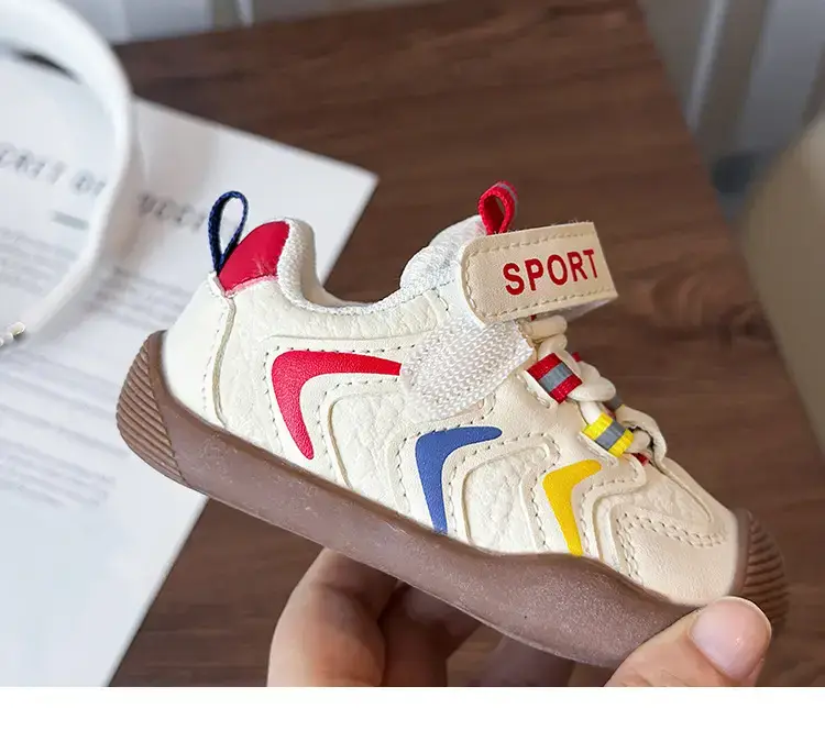 Baby Sneakers Sport Beige Anti-Slip Toddler Shoes — feature 7