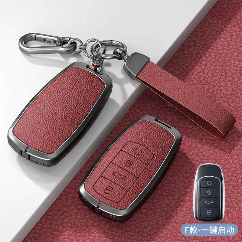 Suitable for Chery Tiggo 9 Key Cover 8Pro Exploration 06 Shell 7 Arrizo 8Plus Kunpeng Oumengda 5 Key Bag