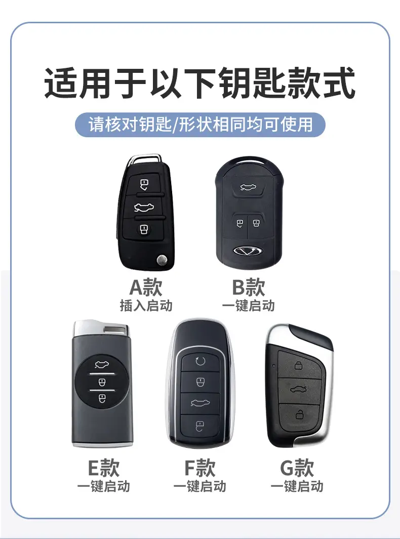 Suitable for Chery Tiggo 9 Key Cover 8Pro Exploration 06 Shell 7 Arrizo 8Plus Kunpeng Oumengda 5 Key Bag — feature 2