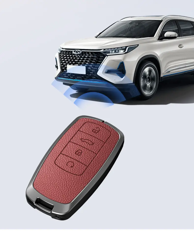 Suitable for Chery Tiggo 9 Key Cover 8Pro Exploration 06 Shell 7 Arrizo 8Plus Kunpeng Oumengda 5 Key Bag — feature 8