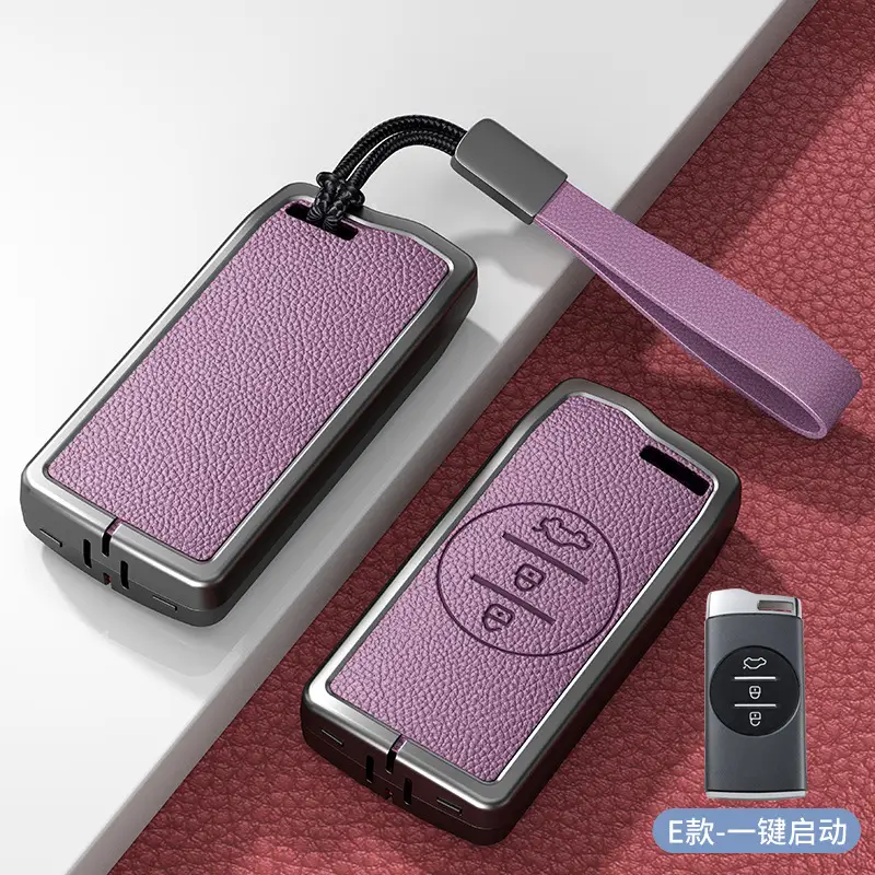 Suitable for Chery Tiggo 9 Key Cover 8Pro Exploration 06 Shell 7 Arrizo 8Plus Kunpeng Oumengda 5 Key Bag